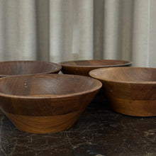 Load image into Gallery viewer, Vintage Walnut Wooden Bowl
