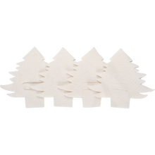 Load image into Gallery viewer, Cream Christmas Tree Napkin Holder, set of 4