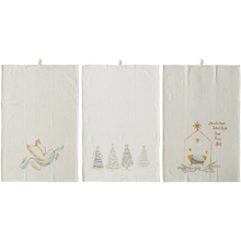 Load image into Gallery viewer, Vintage Christmas Design Tea Towel, 3 styles
