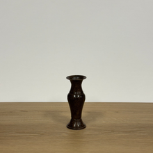 Load image into Gallery viewer, Vintage Brown Marbled Vase - 7"
