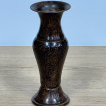 Load image into Gallery viewer, Vintage Brown Marbled Vase - 7"
