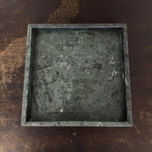 Load image into Gallery viewer, Green Square Marble Tray - 10" x 10"
