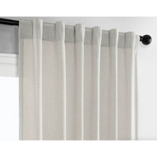 Load image into Gallery viewer, Faux Linen Unlined Curtain Panel Pair
